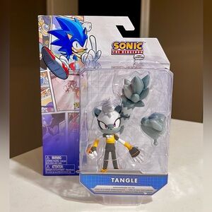 Sonic the Hedgehog Tangle Action Figure - Gray and Yellow